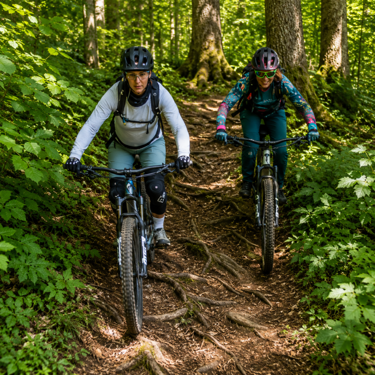 MTB Personal Training für Frauen am Samerberg bei Rosenheim – individuelles Fahrtechnik-Coaching
