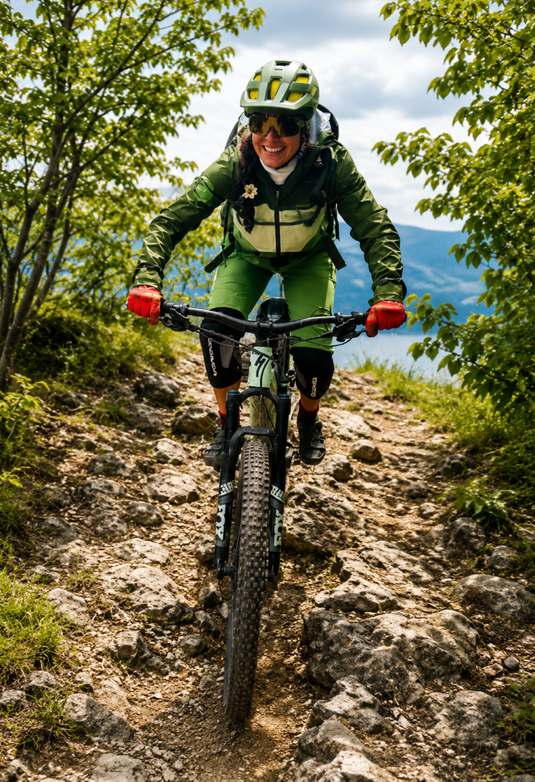 MTB Fahrtechnik für Frauen – sicherer auf Trails fahren mit well2-fit